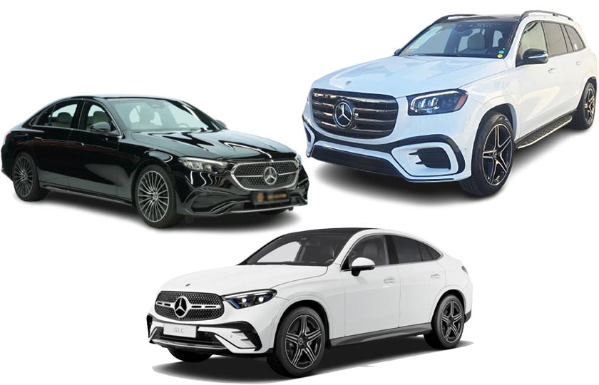 ورود مرسدس بنز GLS450، GLC و E200 با راسا موتور