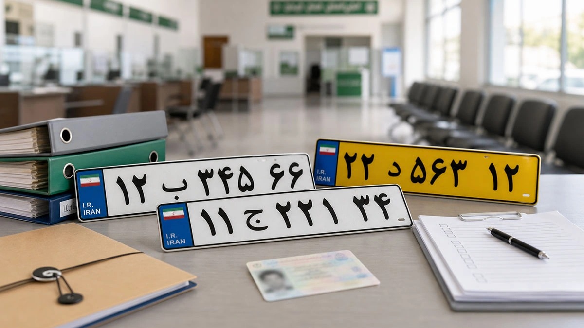 مراحل قانونی تعویض پلاک خودرو
