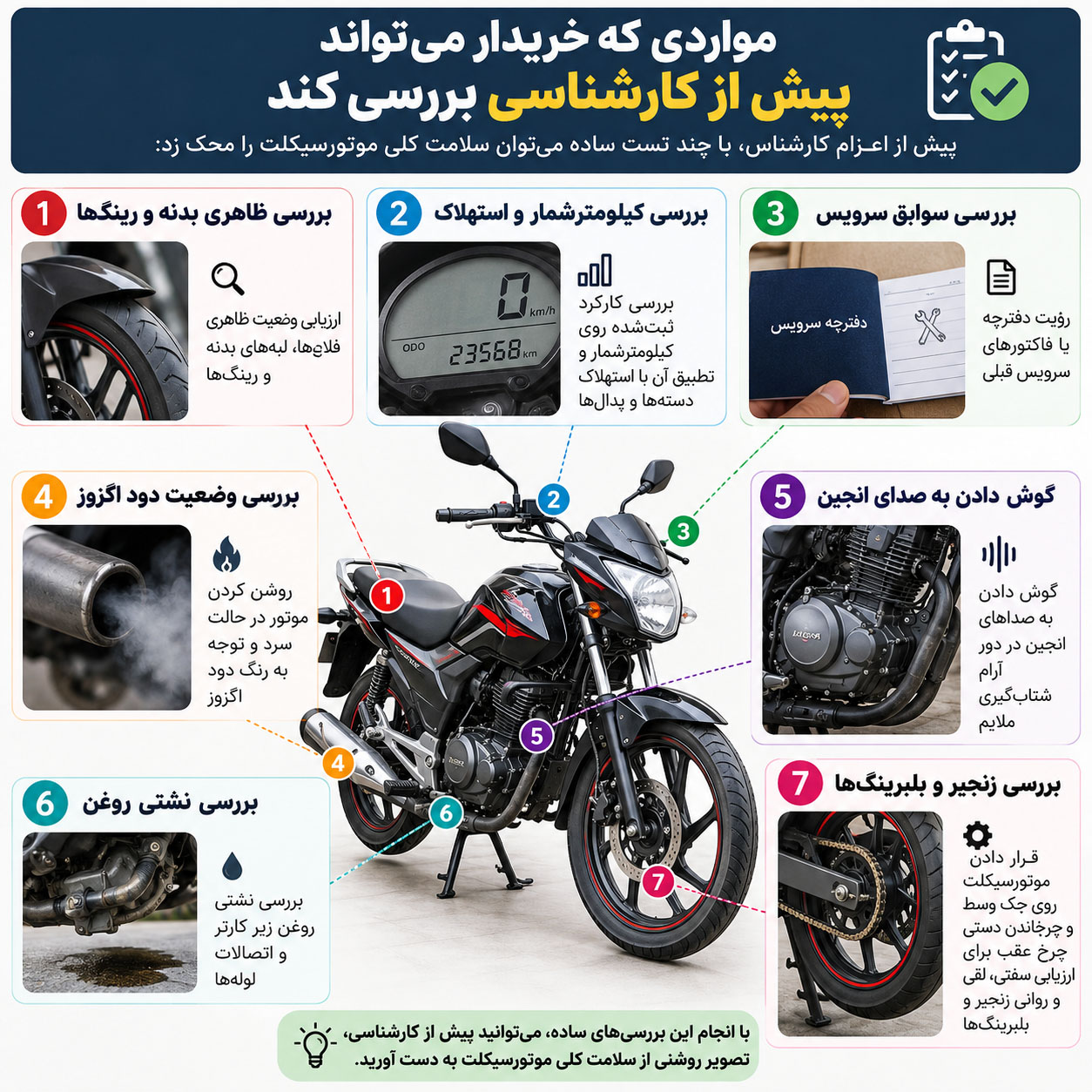 مواردی که خریدار میتواند پیش از کارشناسی بررسی کند