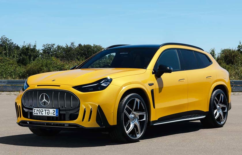 مرسدس بنز AMG GT SUV مدل ۲۰۲۸؛ شاسی‌بلند برقی ۱۱۵۳ اسب بخاری