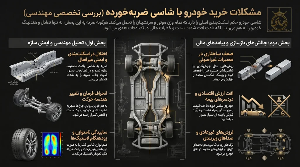 مشکل شاسی ضربه خورده